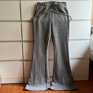 American eagle waffle knit flare pants
